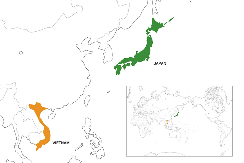 map_japan_and_vietnam