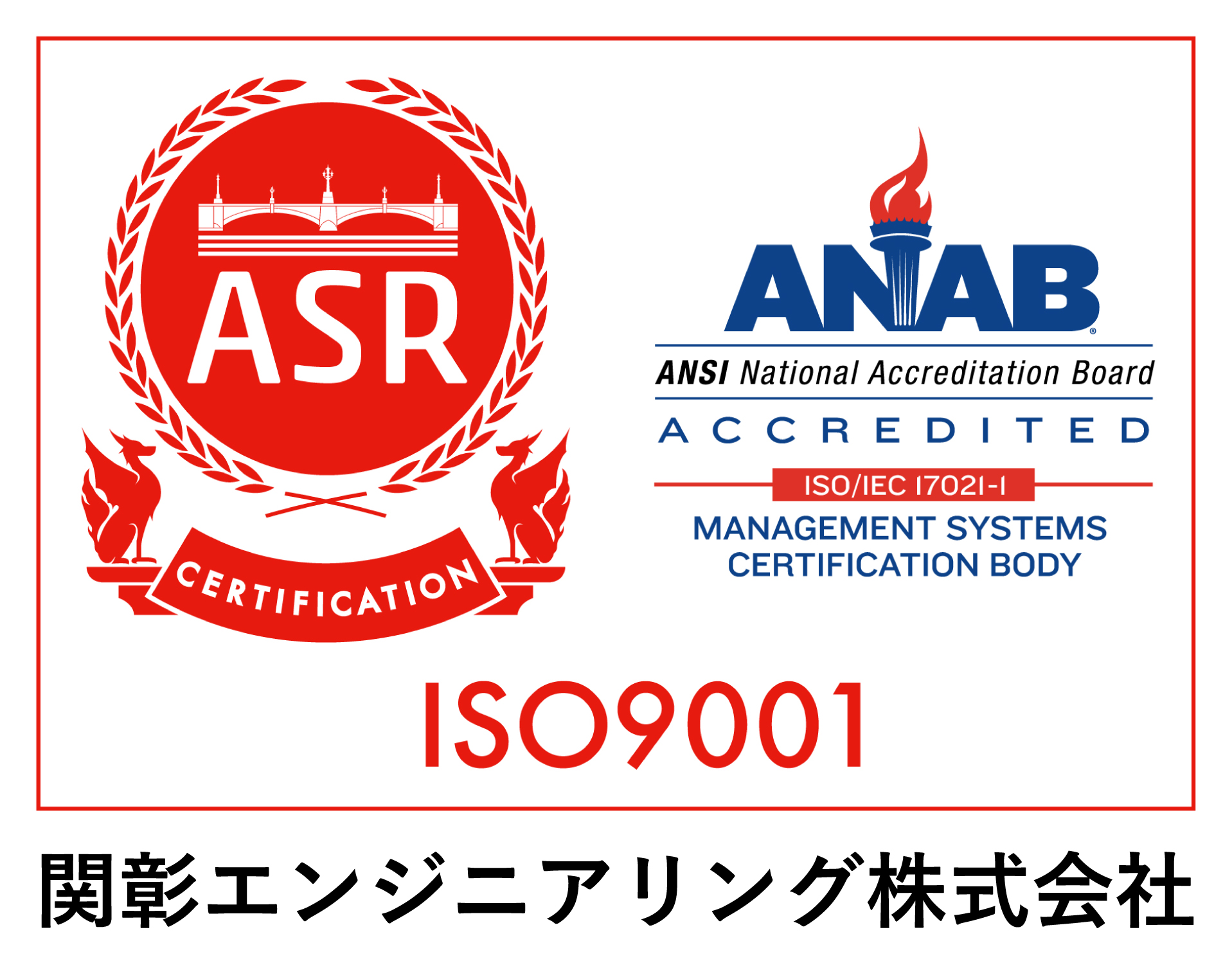 ISO9001 認証取得